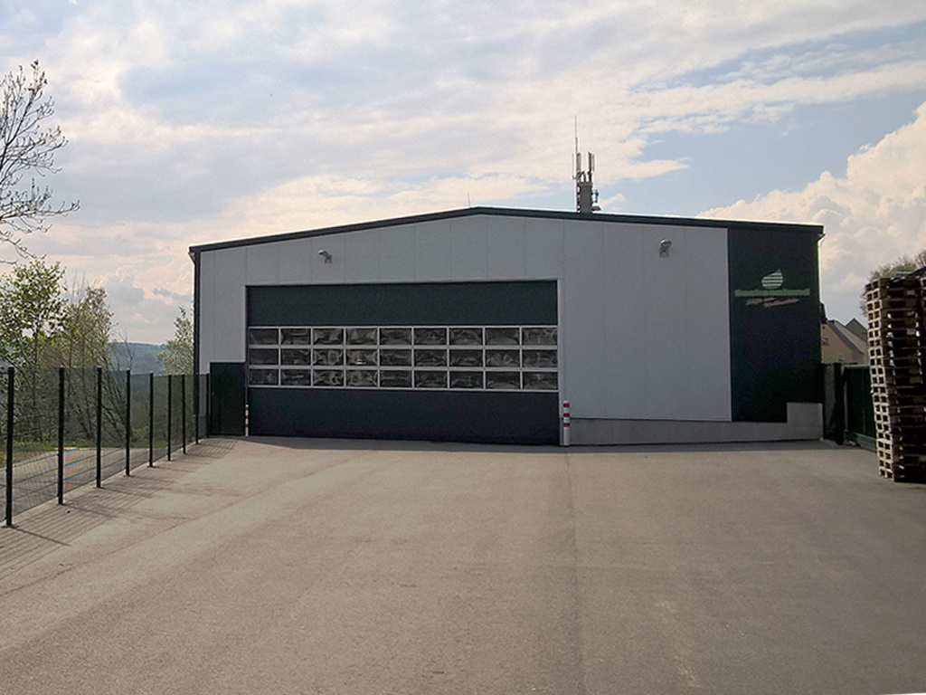 Hallenanbau fertig